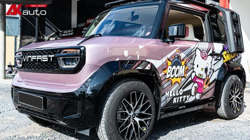 “Độ mâm VF3” là thay mâm zin bằng mâm mới để tăng thẩm mỹ và cải thiện khả năng vận hành xe