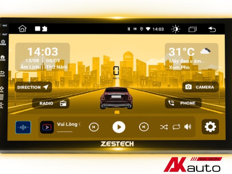 Màn hình android cho xe Accord Zestech
