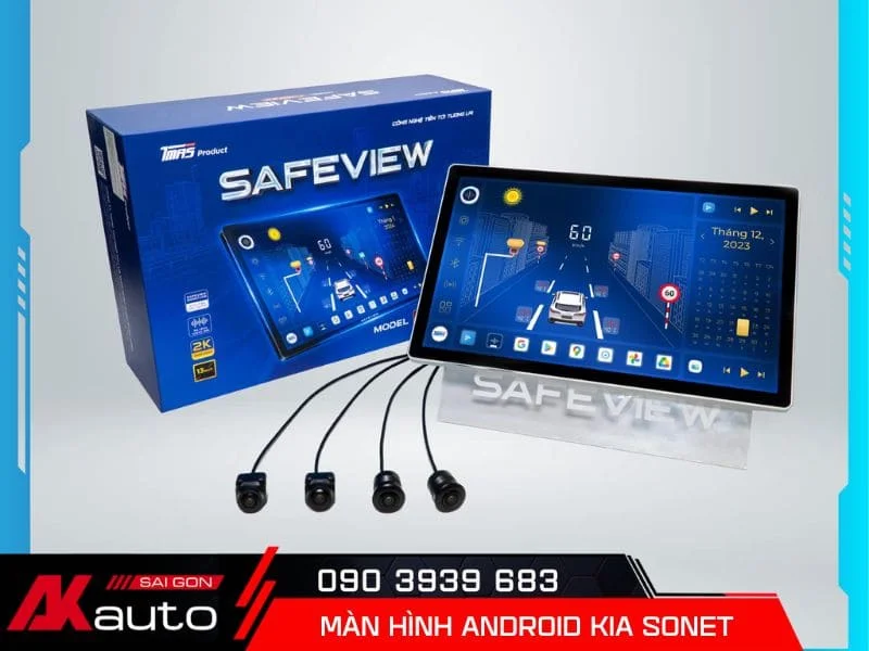 Màn hình Safeview cho xe Kia Sonet