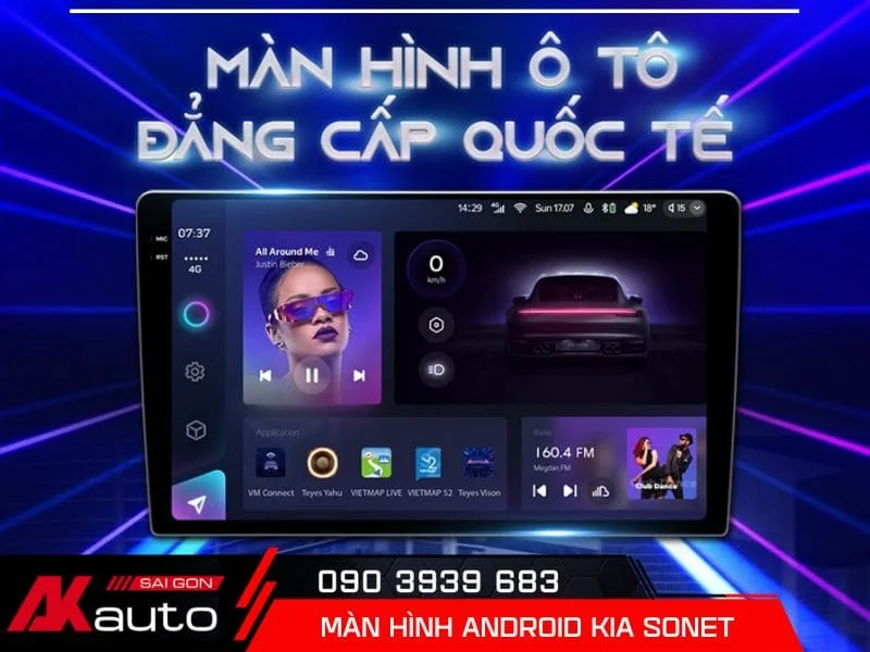 Màn hình Teyes cho xe Kia Sonet