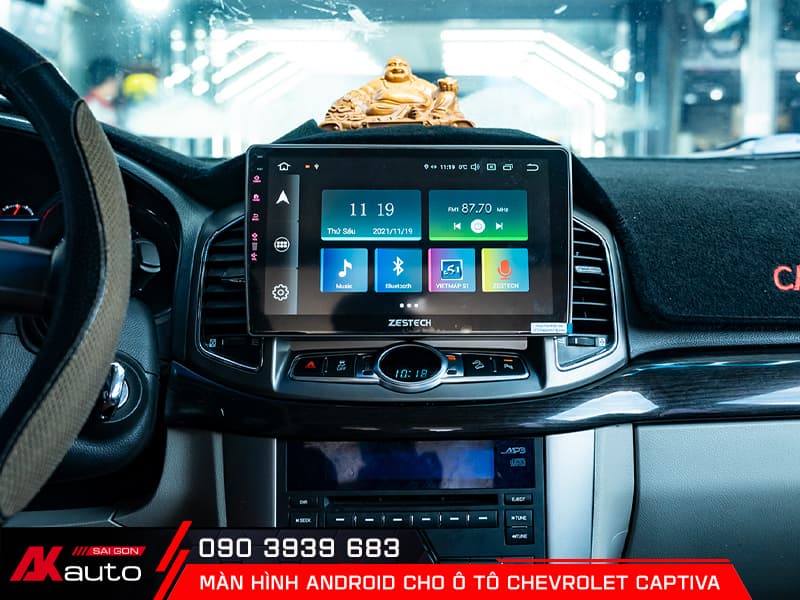 Màn hình android ô tô Chevrolet Captiva 9 Màn hình ô tô Chevrolet Captiva hỗ trợ đàm thoại rảnh tay