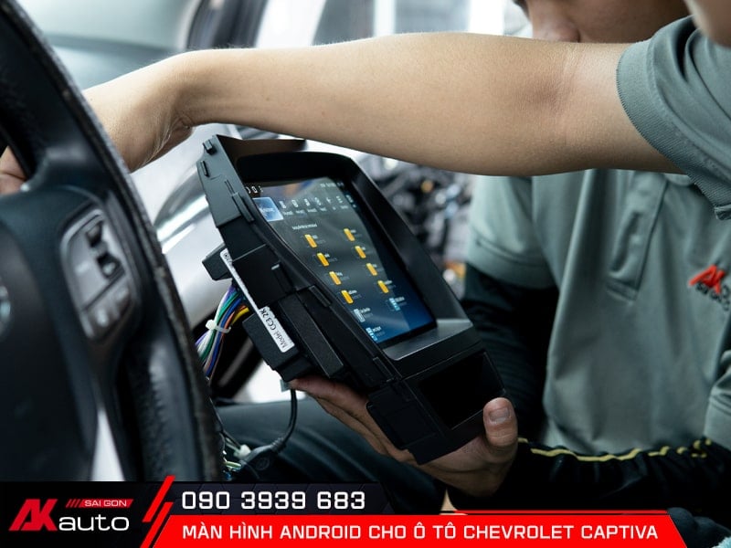 Màn hình android ô tô Chevrolet Captiva 13 Lắp đặt màn hình ô tô Chevrolet Captiva tận nhà