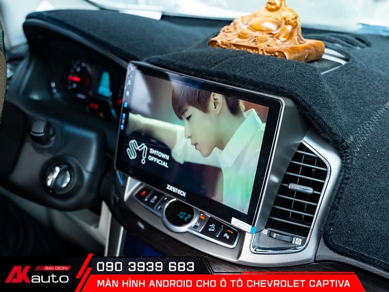 Màn hình android ô tô Chevrolet Captiva 6 Màn hình ô tô Chevrolet Captiva giải trí đa phương tiện