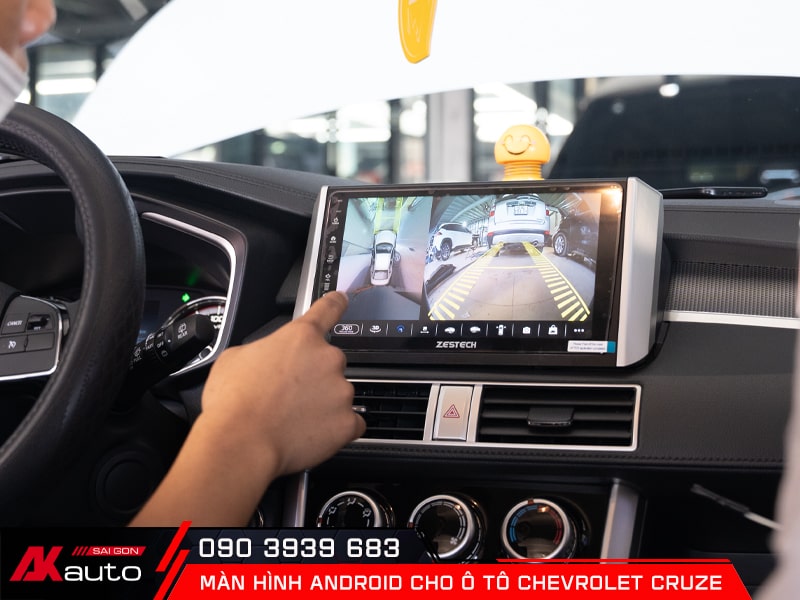 Quy trình lắp màn hình android ô tô Chevrolet Cruze