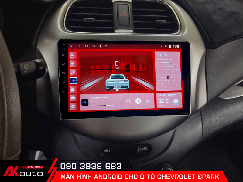 Màn hình android cho ô tô Chevrolet Spark