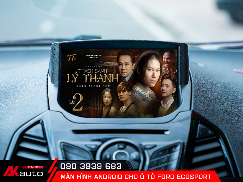 Màn hình android ô tô Ford EcoSport cảm ứng đa điểm