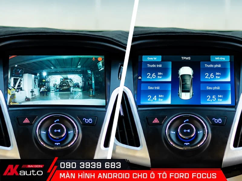 Tích hợp tiện ích an toàn trên màn hình ô tô Ford Focus