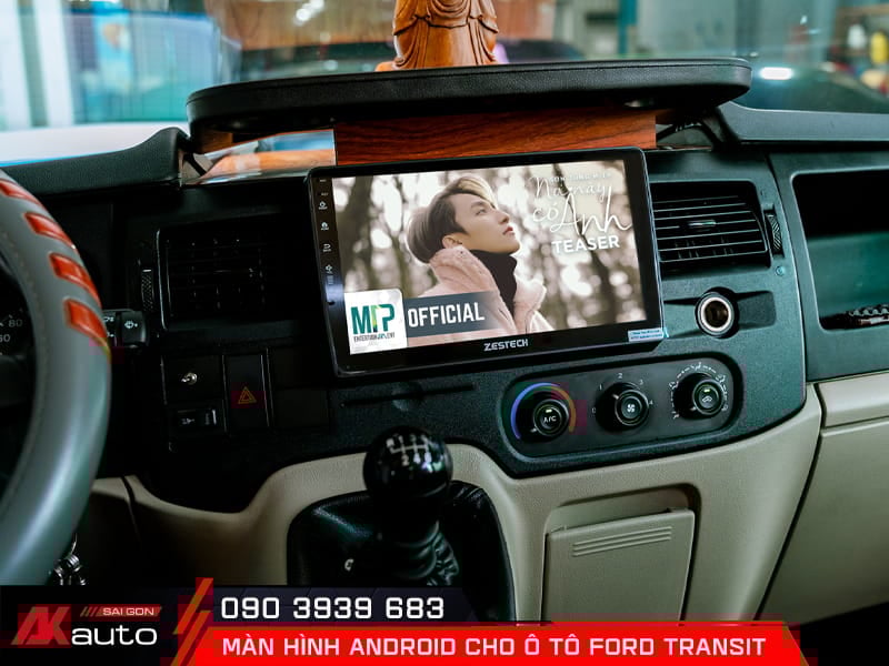 Màn hình android ô tô Ford Transit chính hãng
