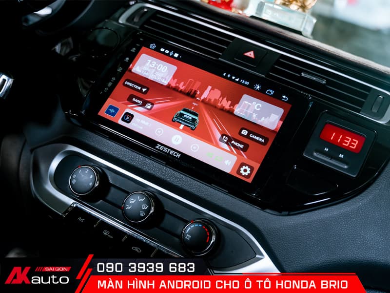 Các dòng màn hình android cho ô tô Honda Brio được ưa chuộng hiện nay