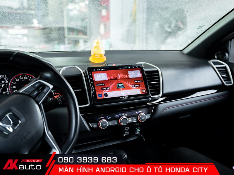 Đại lý màn hình android ô tô Honda City - AKauto