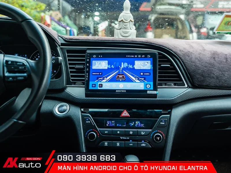 Nhũng thương hiệu màn hình theo xe Hyundai Elantra nổi tiếng