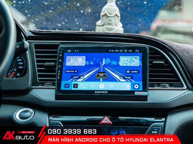Màn hình android ô tô Hyundai Elantra 1 Nâng cấp màn hình android cho ô tô Hyundai Elantra