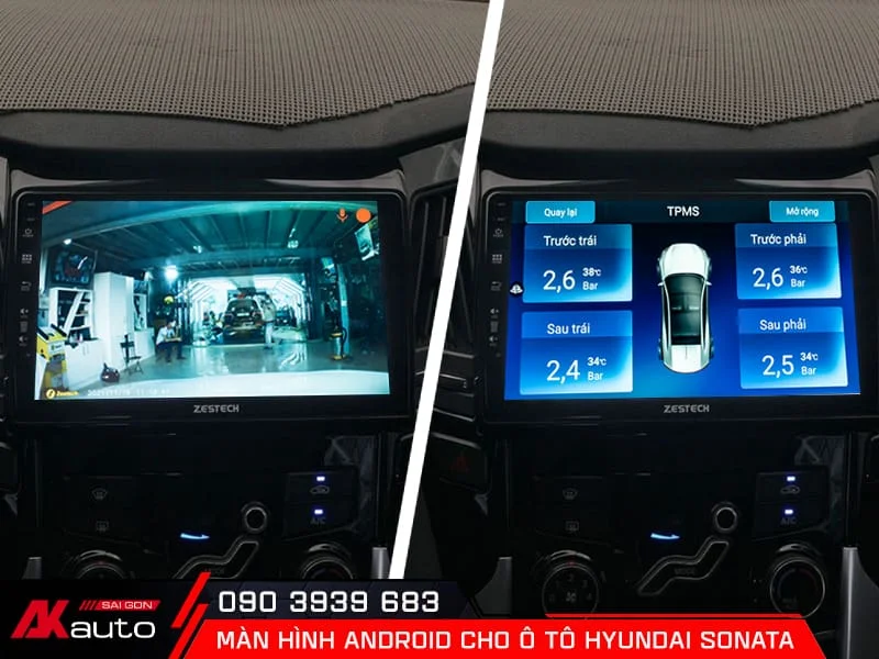 Thiết bị hiển thị hình ảnh trực tiếp từ camera hành trình