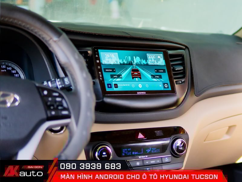 Màn hình android ô tô Hyundai Tucson 1 Nâng cấp màn hình android ô tô Hyundai Tucson