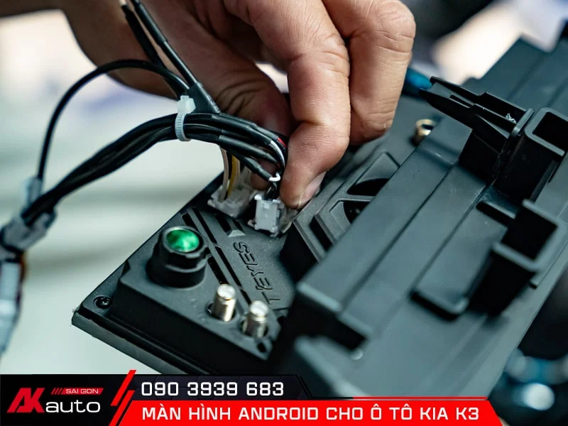 Màn hình android ô tô Kia K3 11 Quy trình lắp đặt màn hình android cho ô tô Kia K3