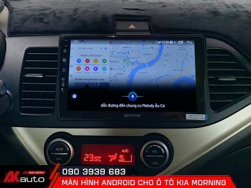 Ra lệnh màn hình android Morning bằng giọng nói
