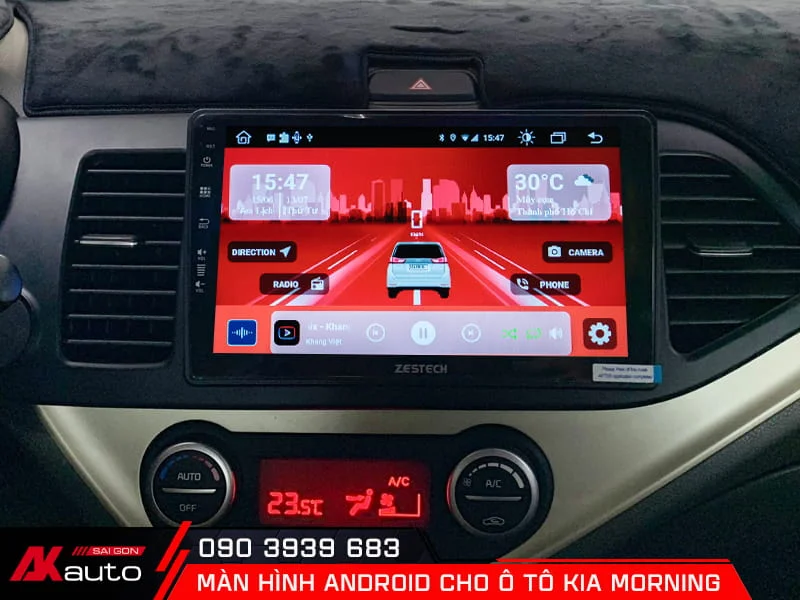 Một số thương hiệu màn hình android Kia Morning tốt nhất hiện nay