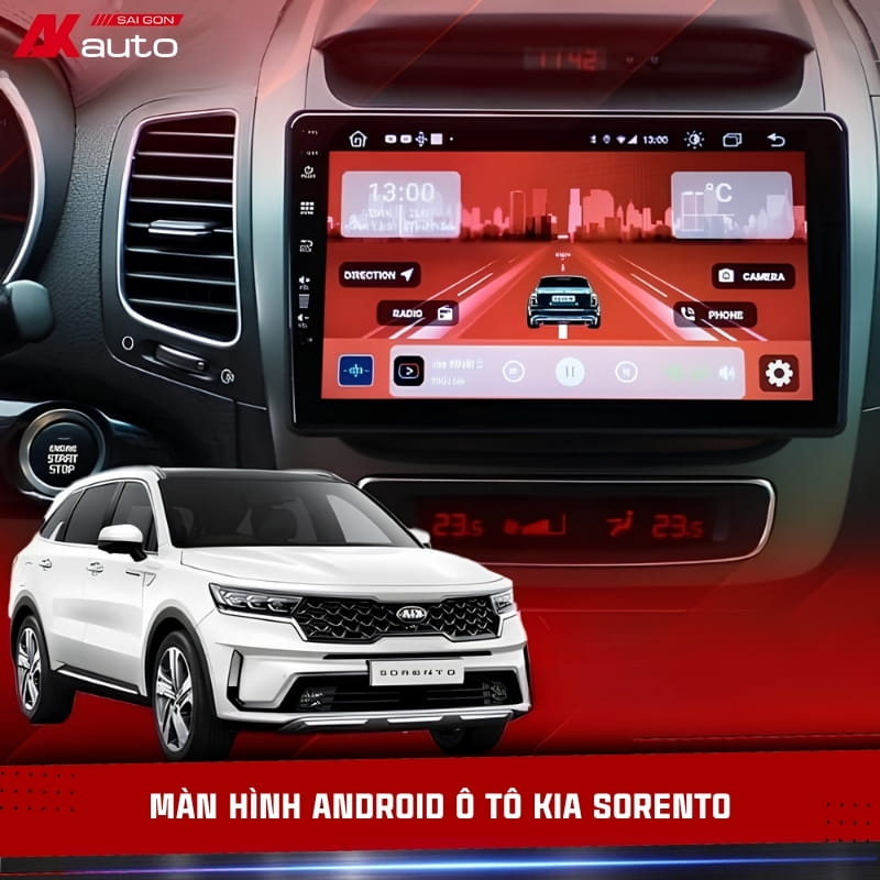 Màn hình Android ô tô KIA Sorento chính hãng