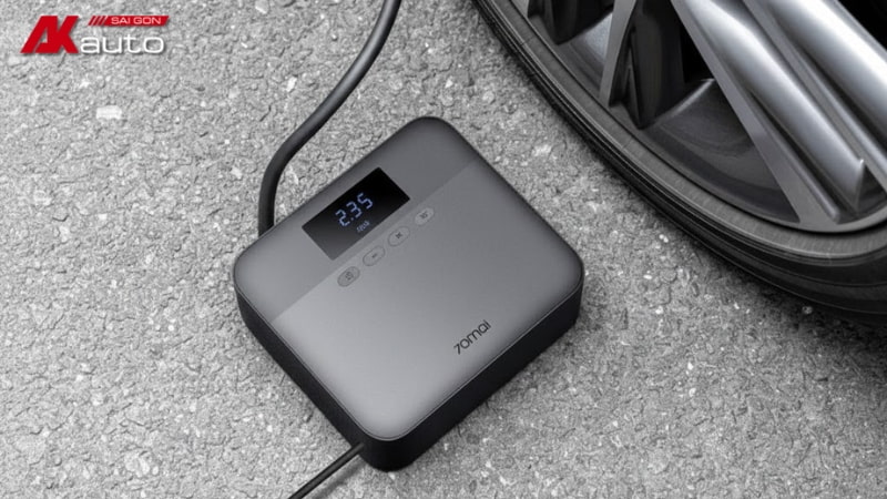 Máy bơm lốp ô tô 70mai TP03 thiết kế gọn nhẹ, bơm ổn định, dễ sử dụng