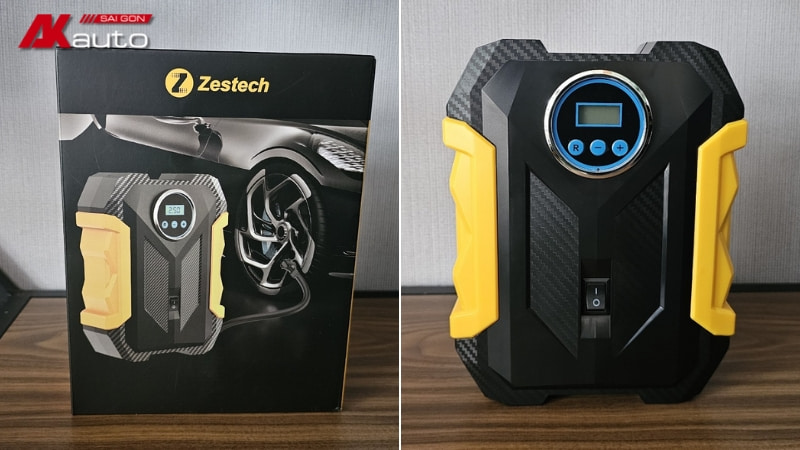 Máy bơm lốp Zestech D10 nhỏ gọn, bơm nhanh