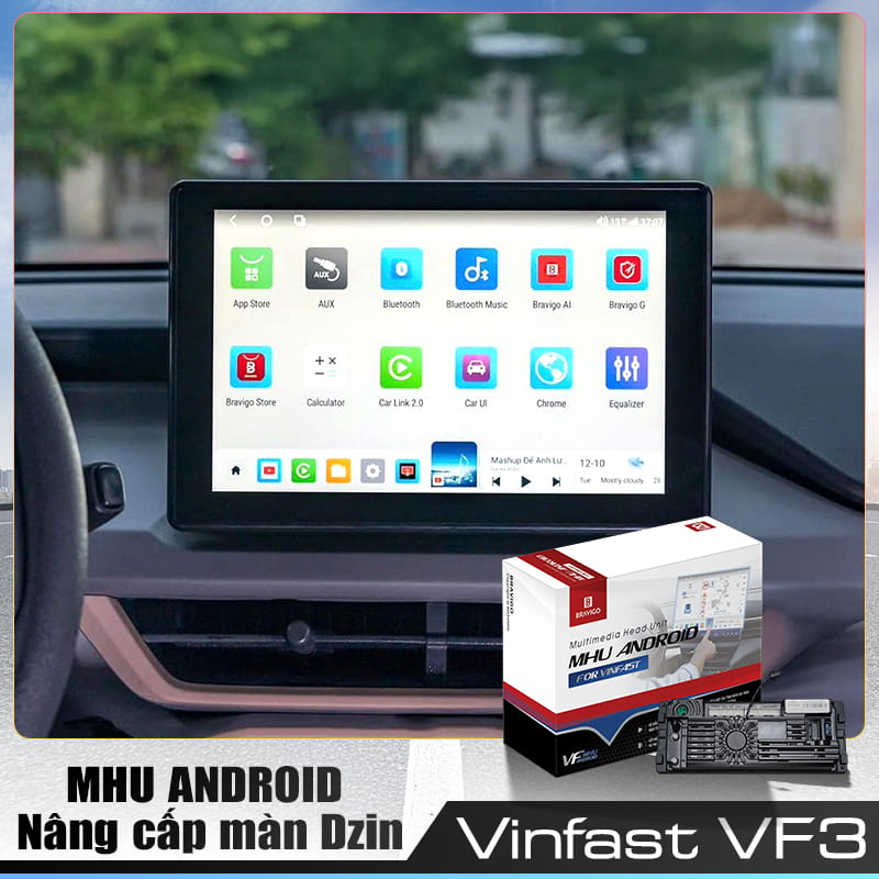 MHU Android cho xe VF3