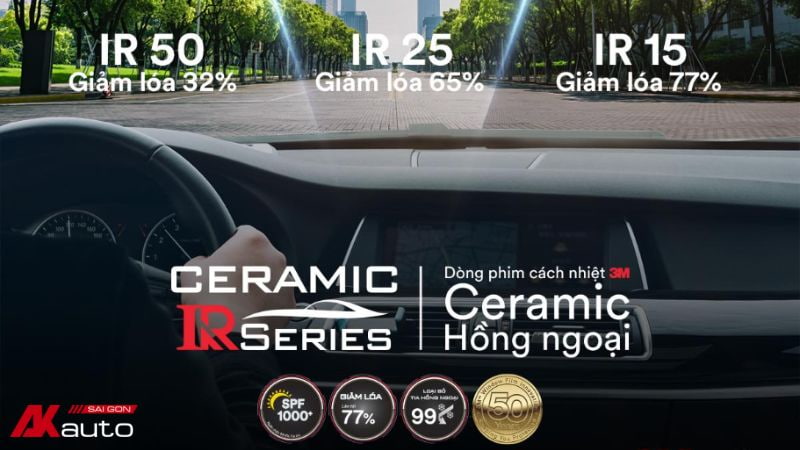Phim cách nhiệt 3M IR Series giảm chói lóa hiệu quả