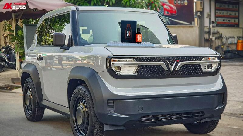 Phủ Ceramic cho xe VF3 sử dụng lớp phủ gốm sứ để bảo vệ sơn xe hiệu quả