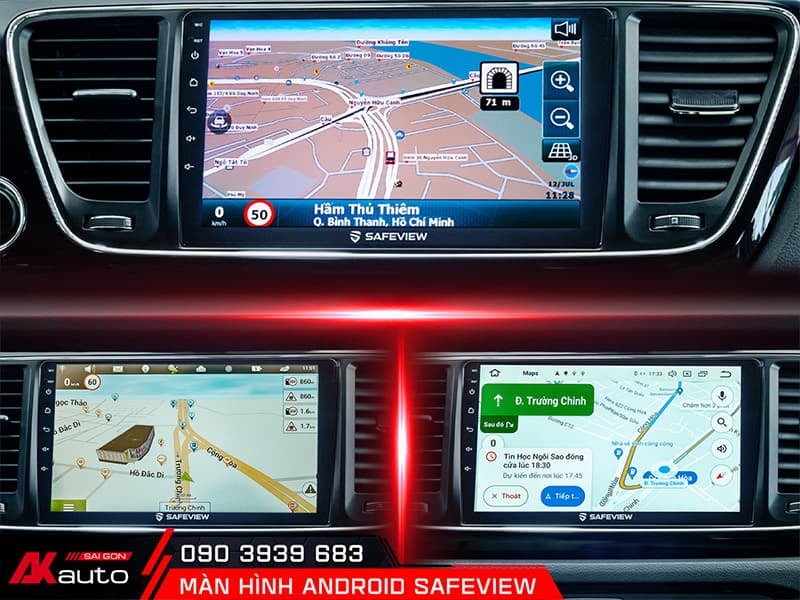 Dẫn đường thông minh với màn hình Safeview