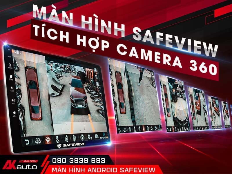 Tích hợp tính năng hỗ trợ an toàn khi lái xe trên màn hình Safeview