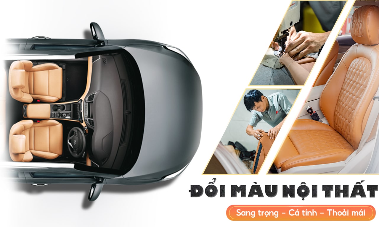 Banner đổi màu nội thất ô tô AKauto - mobile