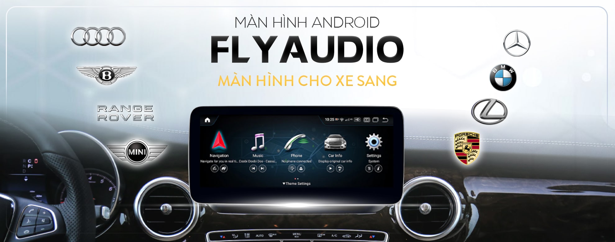 Màn hình Android Fly Audio - AKauto - Desktop