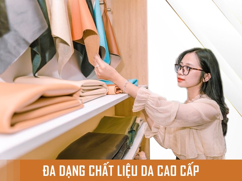 Đa dạng chất liệu da cao cấp - Akauto