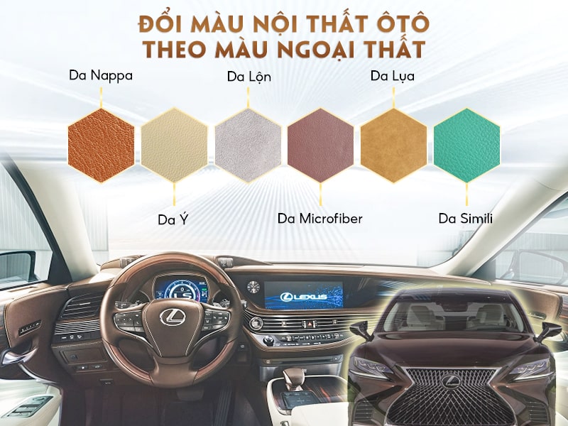 Đổi màu nội thất ô tô theo màu ngoại thất - AKauto
