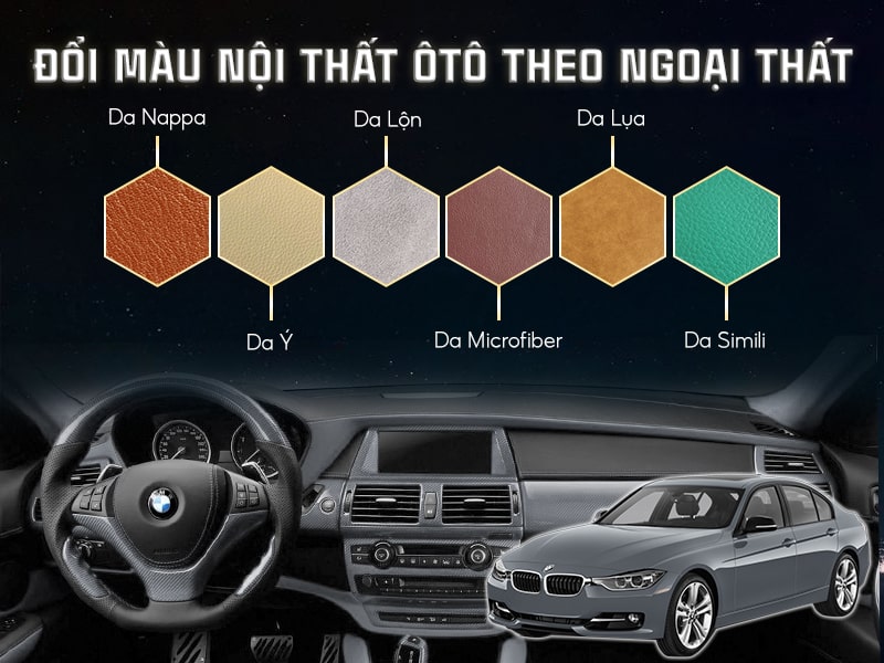 Đổi màu nội thất ô tô da theo ngoại thất giúp bảo vệ nội thất bền lâu