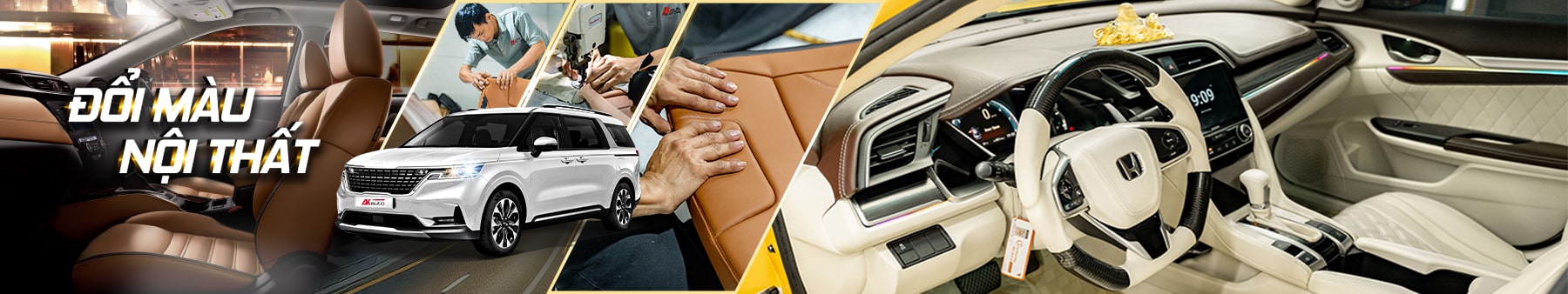 AKauto chuyên đổi màu nội thất ô tô mọi dòng xe