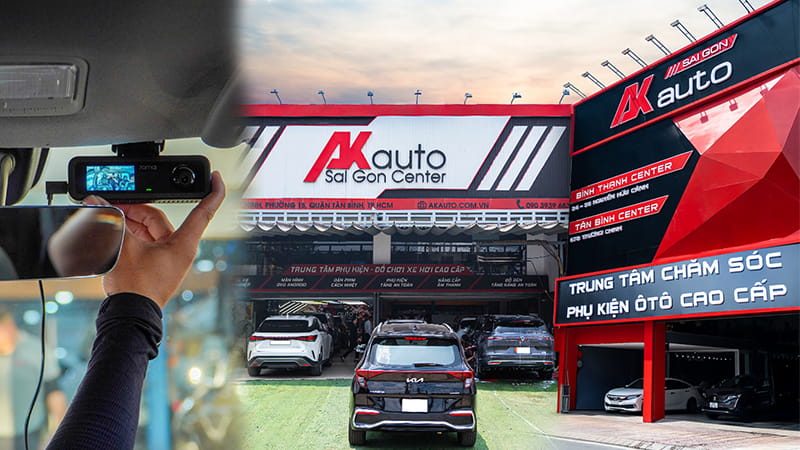 AKauto - Trung tâm lắp đặt camera hành trình 2K uy tín, chất lượng