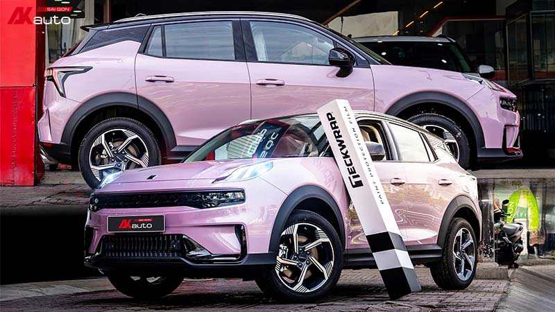 Hình ảnh xe sau khi dán ppf teckwrap cho ô tô tại AKauto