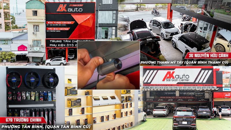 AKauto - Trung tâm lắp đặt camera hành trình ghi hình  4K uy tín TP.HCM