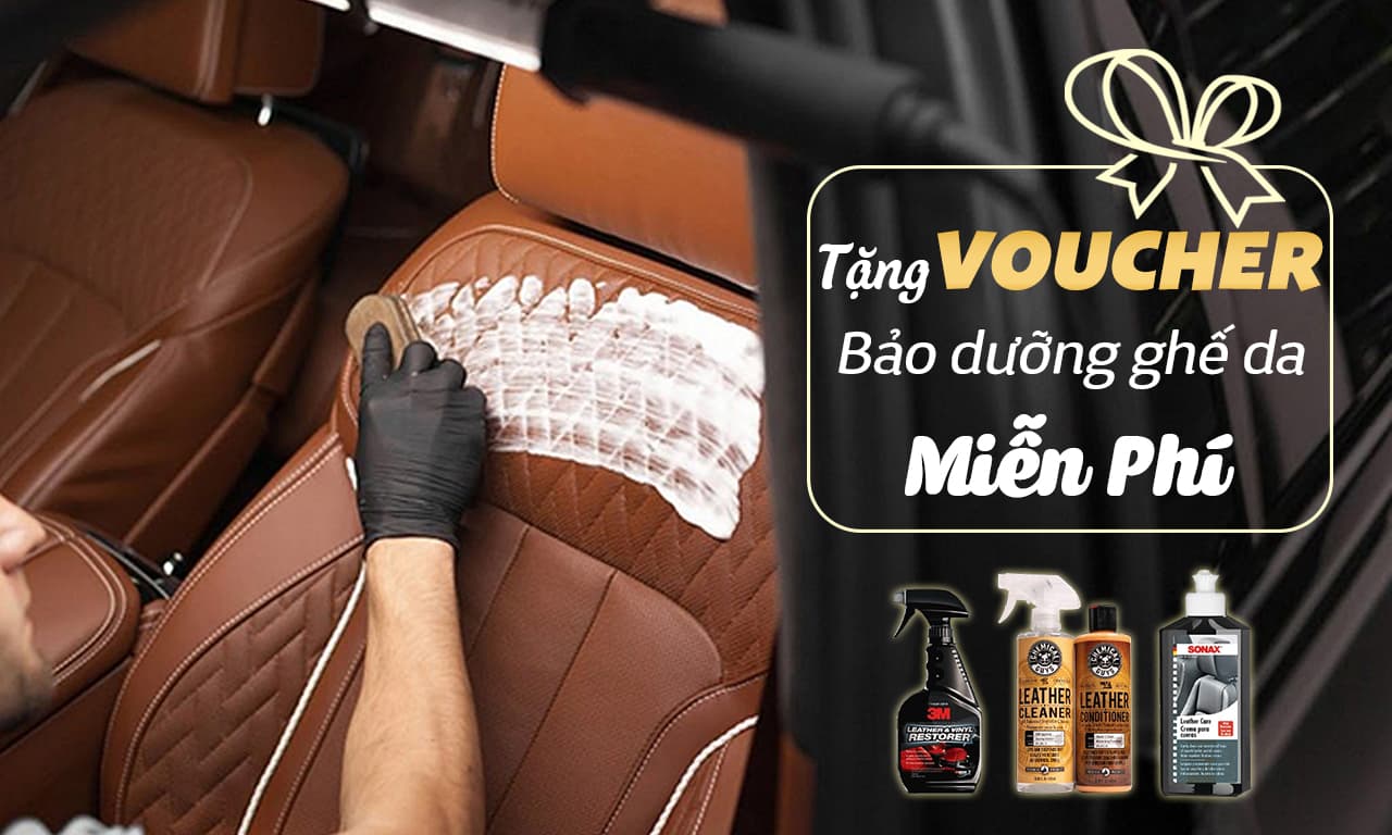 Voucher khuyến mãi khi bọc ghế da ô tô AKauto