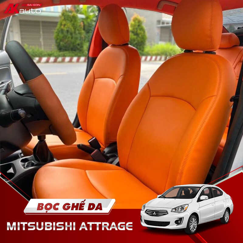 Bọc ghế da Mitsubishi Attrage
