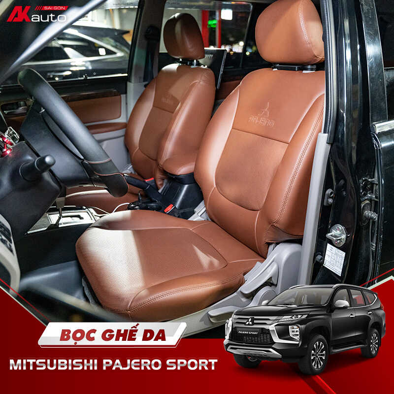 Bọc ghế da Mitsubishi Pajero Sport