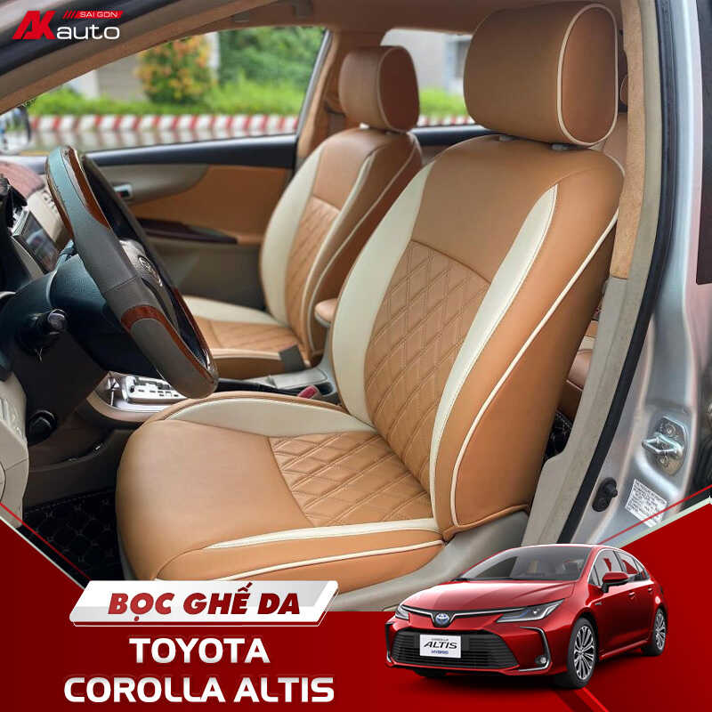Bọc ghế da Toyota Corolla Altis