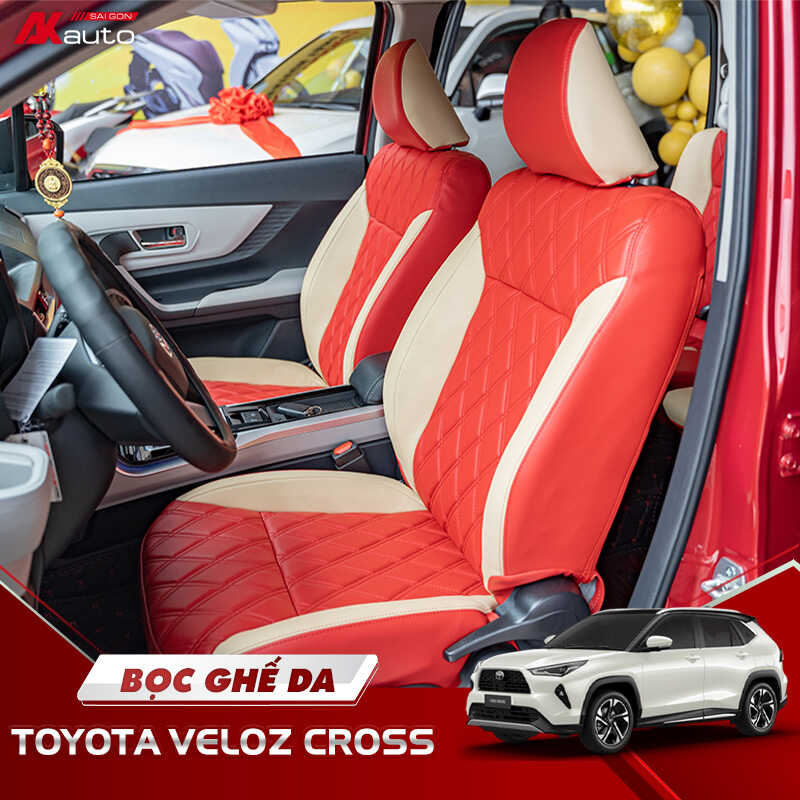 Bọc ghế da Toyota Veloz Cross