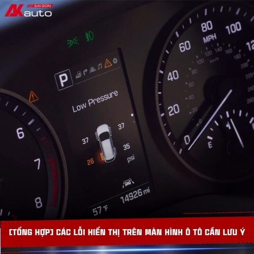 Các lỗi hiển thị trên màn hình ô tô phổ biến