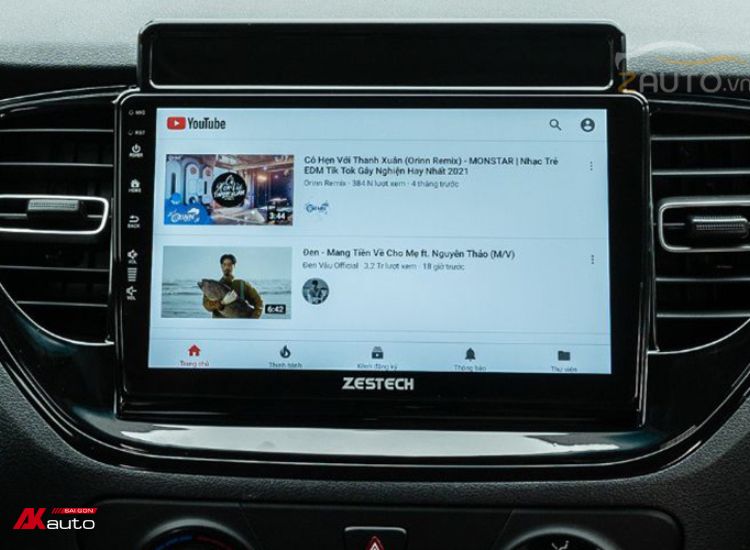 Cách cài đặt màn hình android ô tô tính năng xem Youtube