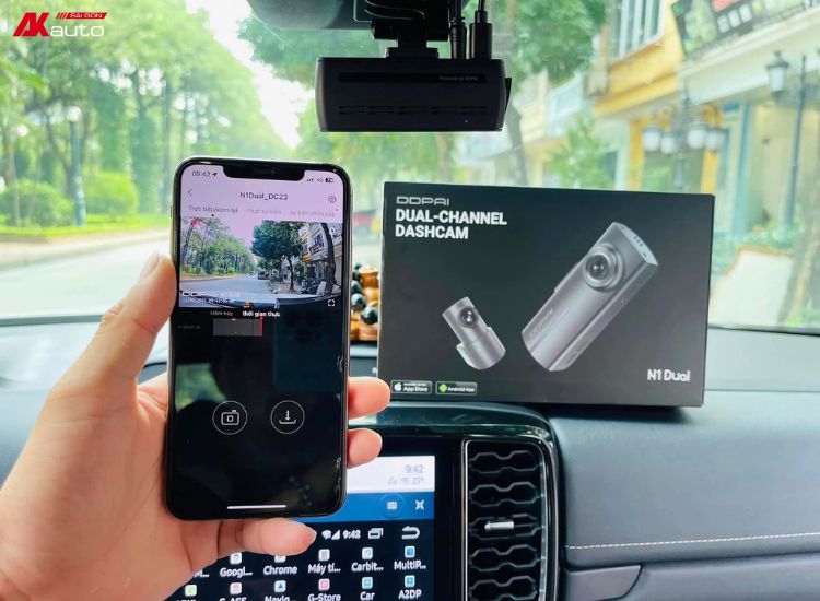 Hướng dẫn cách sử dụng camera hành trình DDPai kết nối với điện thoại