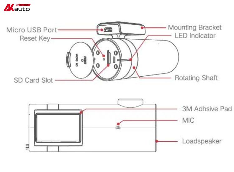 Hướng dẫn cách sử dụng camera hành trình DDPai lắp thẻ nhớ