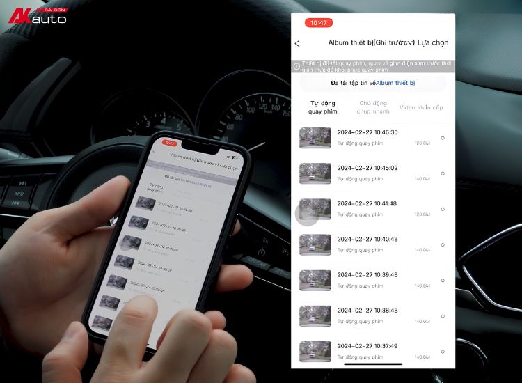 Hướng dẫn cách sử dụng camera hành trình Utour kết nối điện thoại