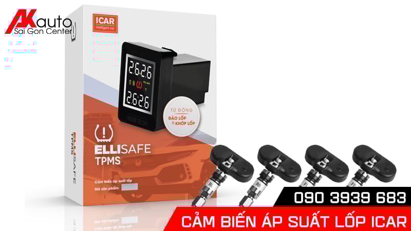 cảm biến áp suất lốp ô tô Icar chính hãng