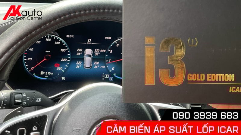 Bộ cảm biến áp suất lốp Icar I3 Gold